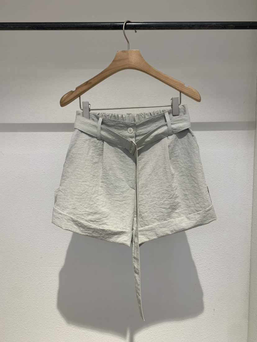 IR BIEN/BIENBIEN韓國代購女士新品推薦時尚短褲含腰帶IR BIEN/BIENBIEN短褲圖色2