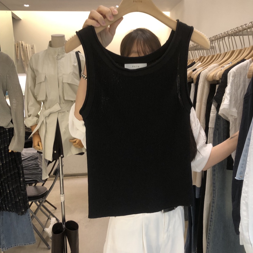 PHILO韓國代購女士新款推薦真品休閑時尚26春夏職業吊帶背心PHILO吊帶/背心圖色3