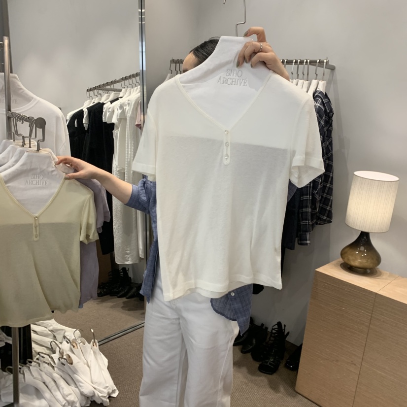 SIHO ARCHIVE東大門實拍女士新品真品26春夏職業休閑T恤SIHO ARCHIVET恤圖色3