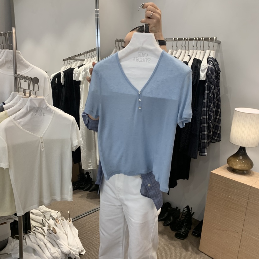 SIHO ARCHIVE東大門實拍女士新品真品26春夏職業休閑T恤SIHO ARCHIVET恤圖色4