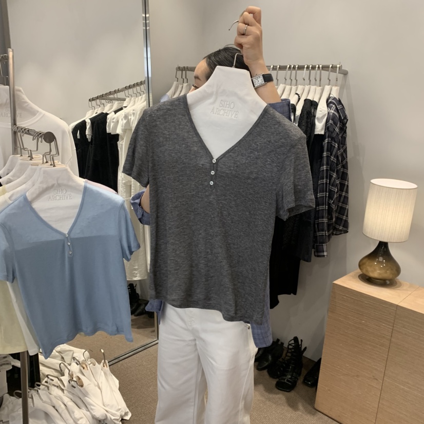 SIHO ARCHIVE東大門實拍女士新品真品26春夏職業休閑T恤SIHO ARCHIVET恤圖色5
