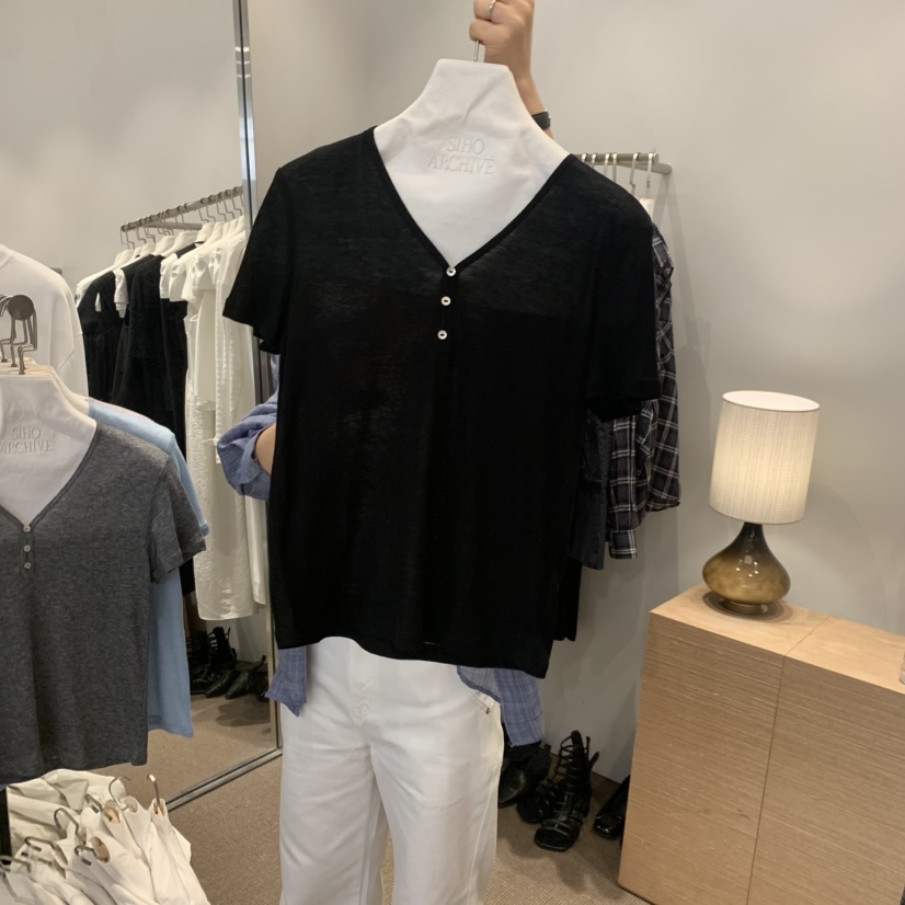 SIHO ARCHIVE東大門實拍女士新品真品26春夏職業休閑T恤SIHO ARCHIVET恤圖色6