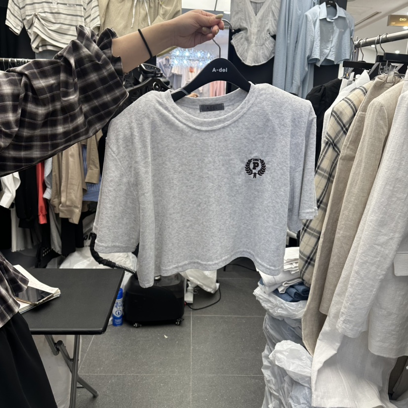A-DEL韓國直郵女裝新款26春夏熱賣人氣時尚推薦休閑真品T恤A-DELT恤圖色1
