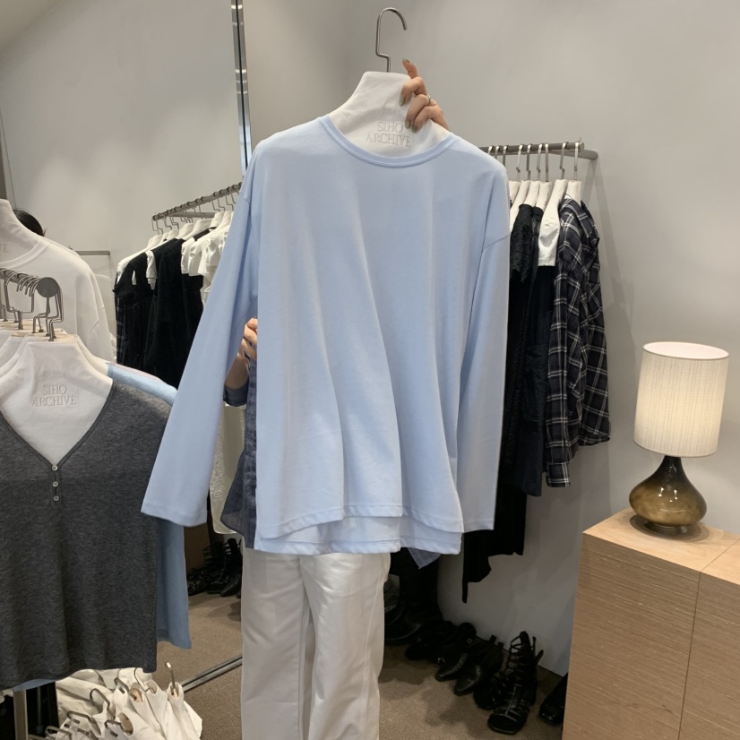 SIHO ARCHIVE韓國代購女裝新品休閑推薦真品26春夏長袖T恤鵝SIHO ARCHIVE長袖T恤圖色4
