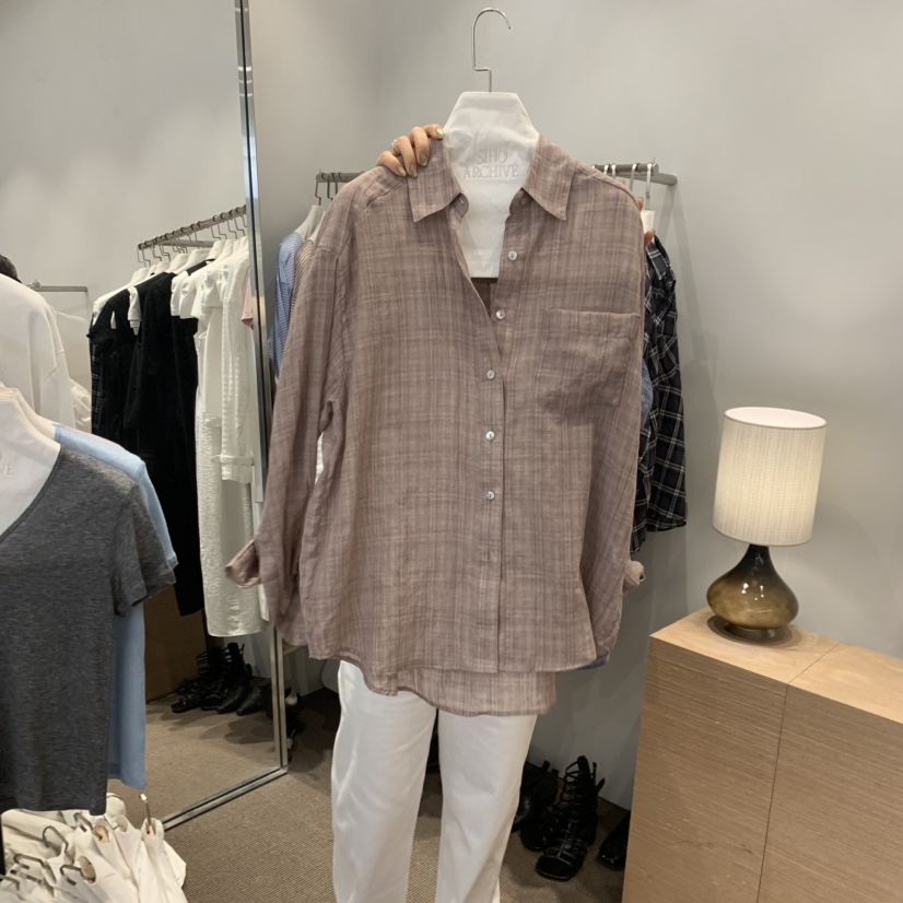 SIHO ARCHIVE東大門代購女裝新品休閑職業時尚襯衫蕾絲衫SIHO ARCHIVE襯衫/蕾絲衫圖色1