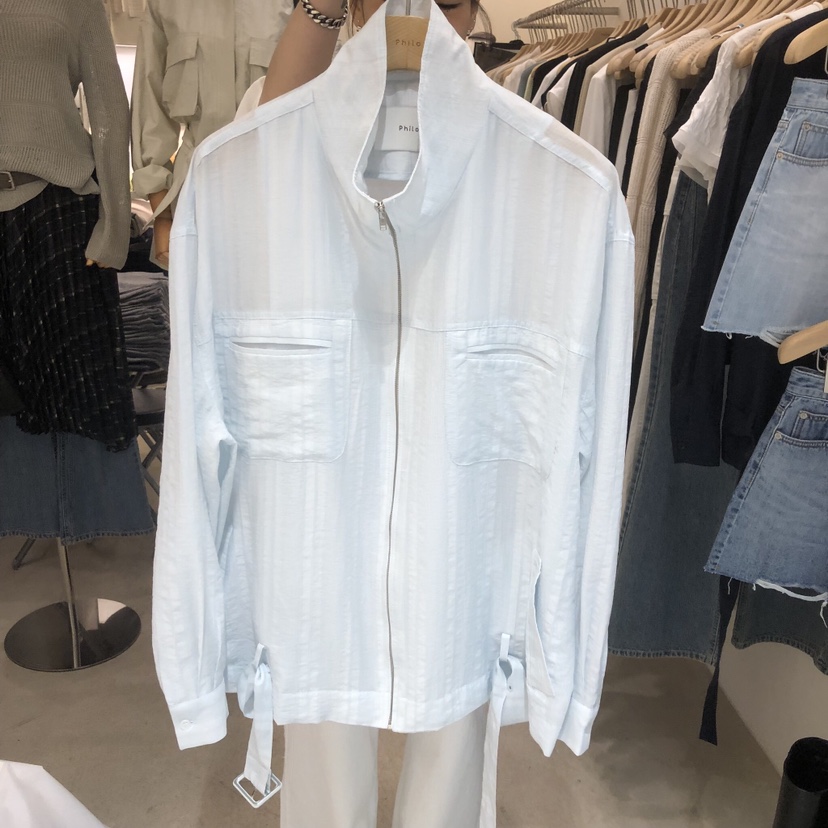 PHILO東大門直郵女裝新品職業26春夏時尚熱賣真品夾克含腰帶PHILO夾克圖色2