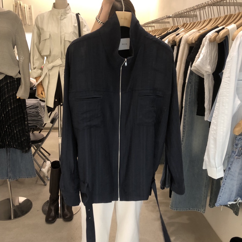 PHILO東大門直郵女裝新品職業26春夏時尚熱賣真品夾克含腰帶PHILO夾克圖色3