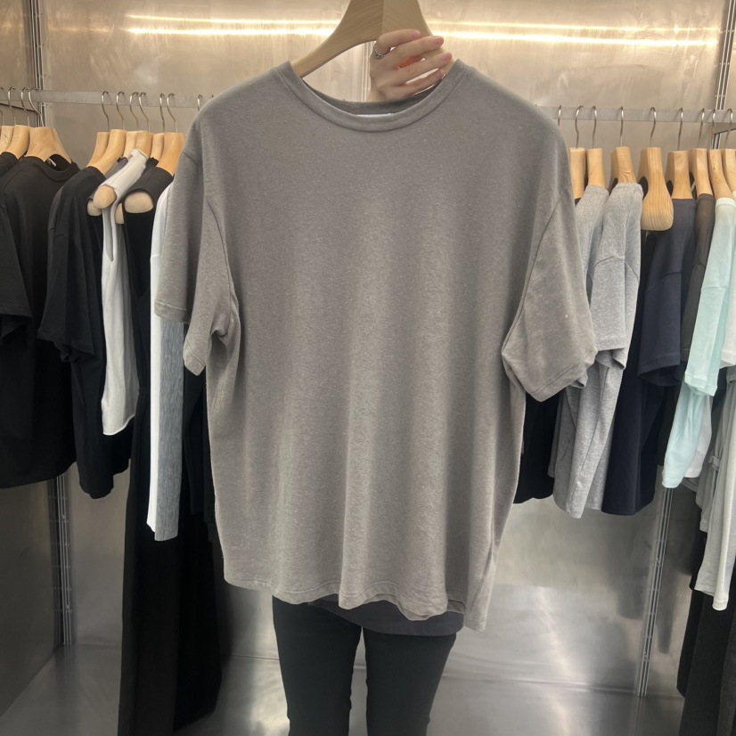 ESSENCE東大門直郵女士新品休閑人氣推薦時尚26春夏T恤亞麻ESSENCET恤圖色1