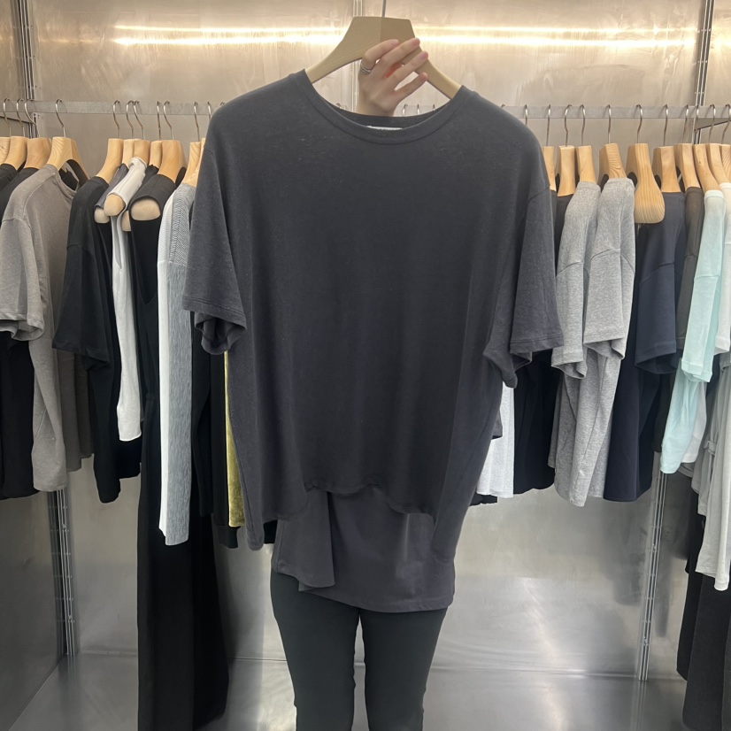 ESSENCE東大門直郵女士新品休閑人氣推薦時尚26春夏T恤亞麻ESSENCET恤圖色2