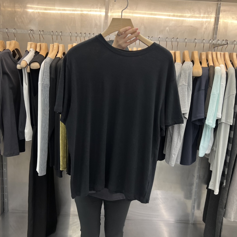 ESSENCE東大門直郵女士新品休閑人氣推薦時尚26春夏T恤亞麻ESSENCET恤圖色3