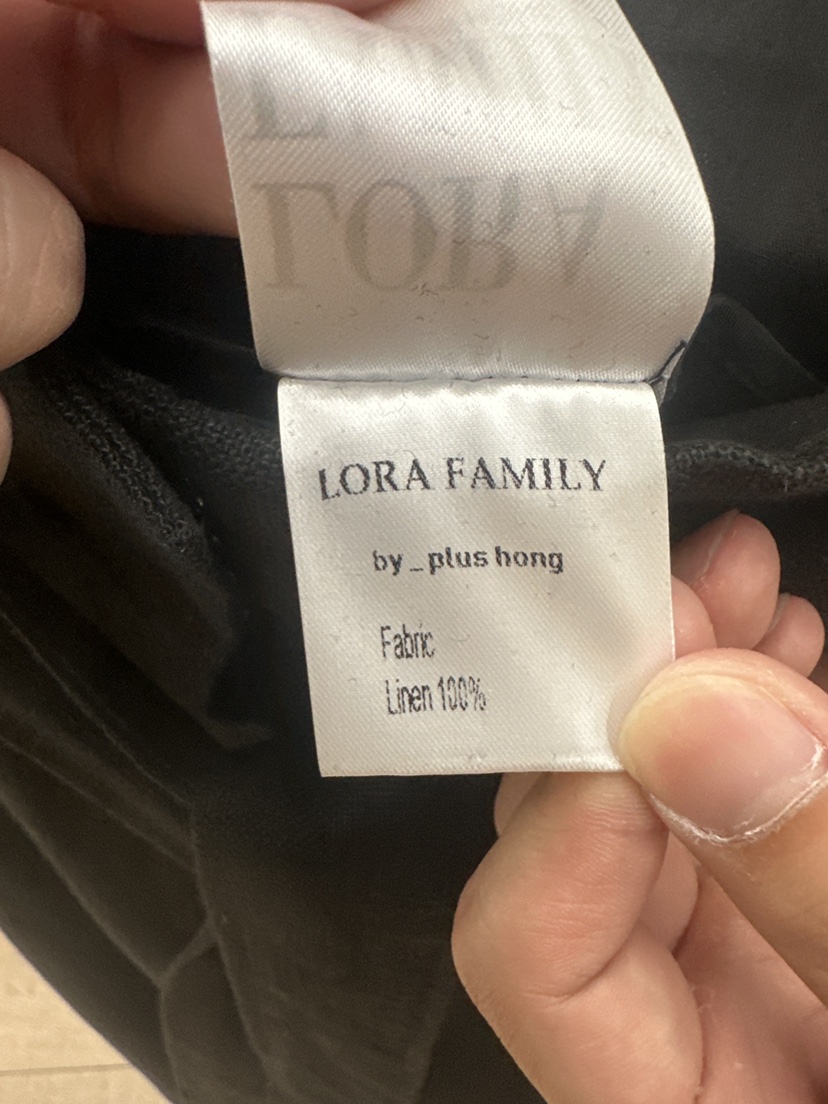 PLUS HONG-P韓國直郵實拍女裝新品人氣休閑褲含腰帶亞麻LORA FAMILY/PLUS HONG休閑褲