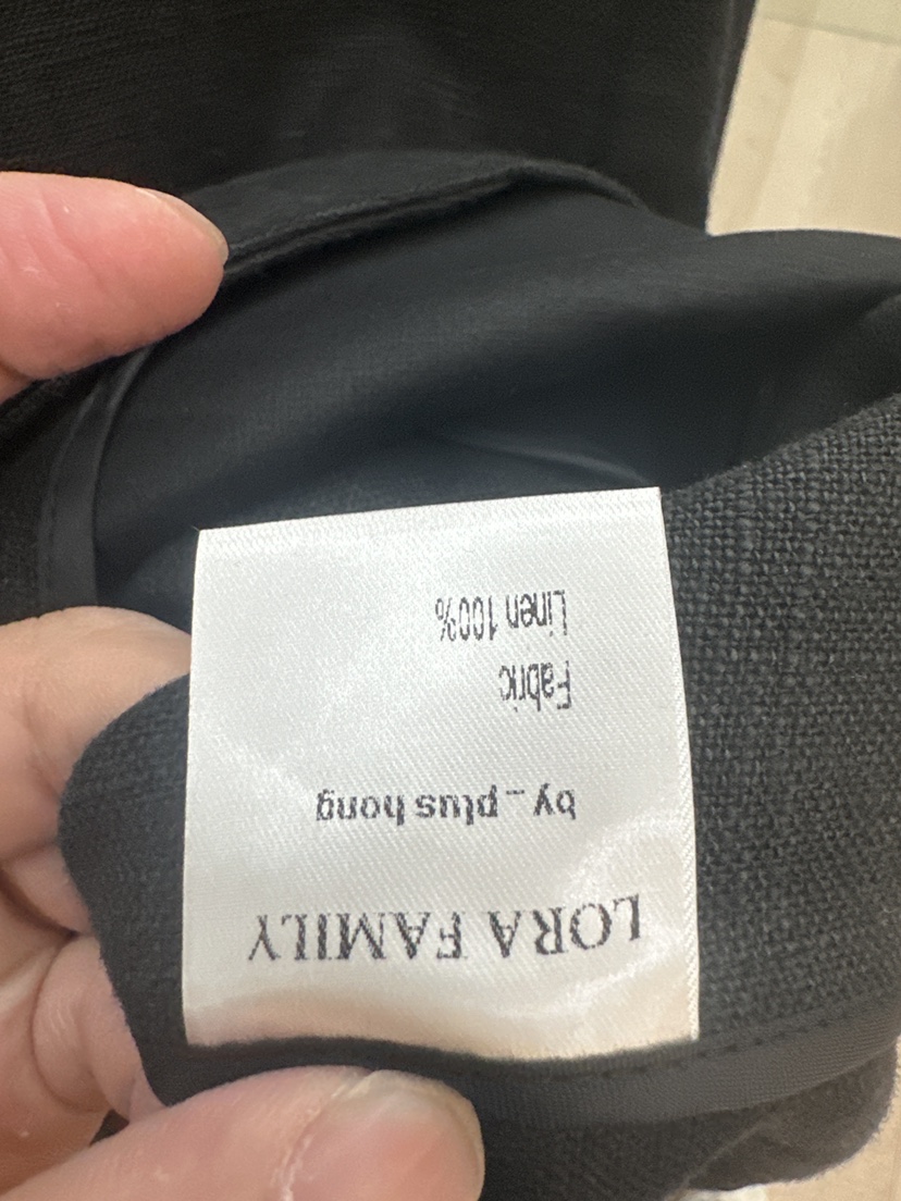 PLUS HONG-P韓國東大門代購女士新品人氣職業夾克口袋亞麻LORA FAMILY/PLUS HONG夾克