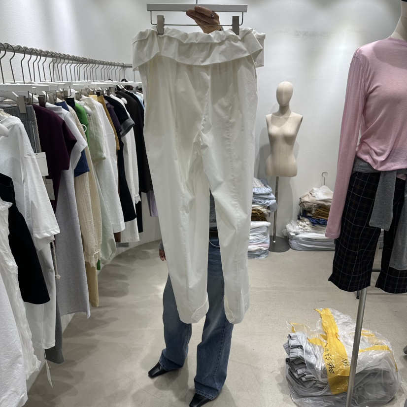 INNI韓國代購女裝新品熱賣人氣26春夏休閑時尚休閑褲系帶inni休閑褲