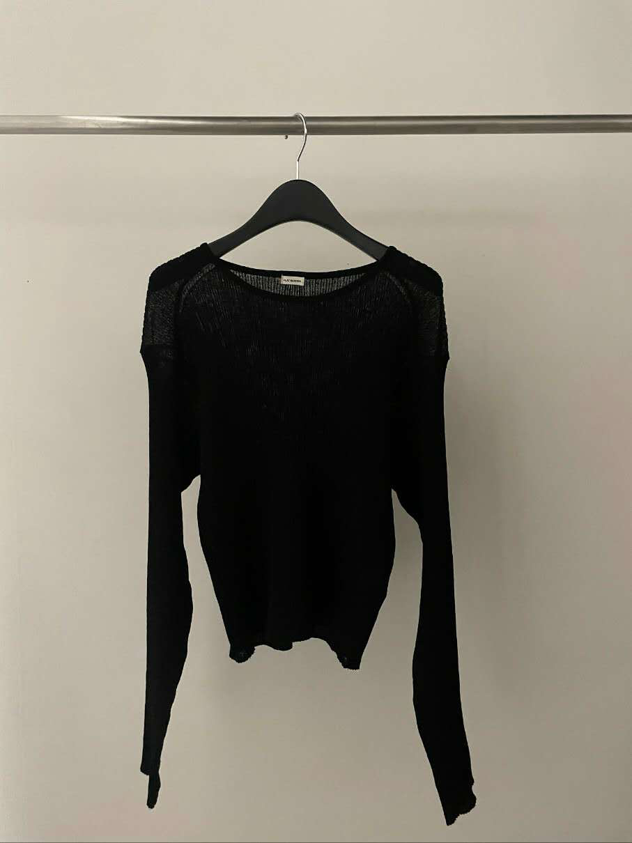 FLAT GARDEN/LA MUETTE/JAMIESTONE韓國代購女裝新品職業針織衫透明FLAT GARDEN/LA MUETTE/JAMIESTONE針織衫圖色2