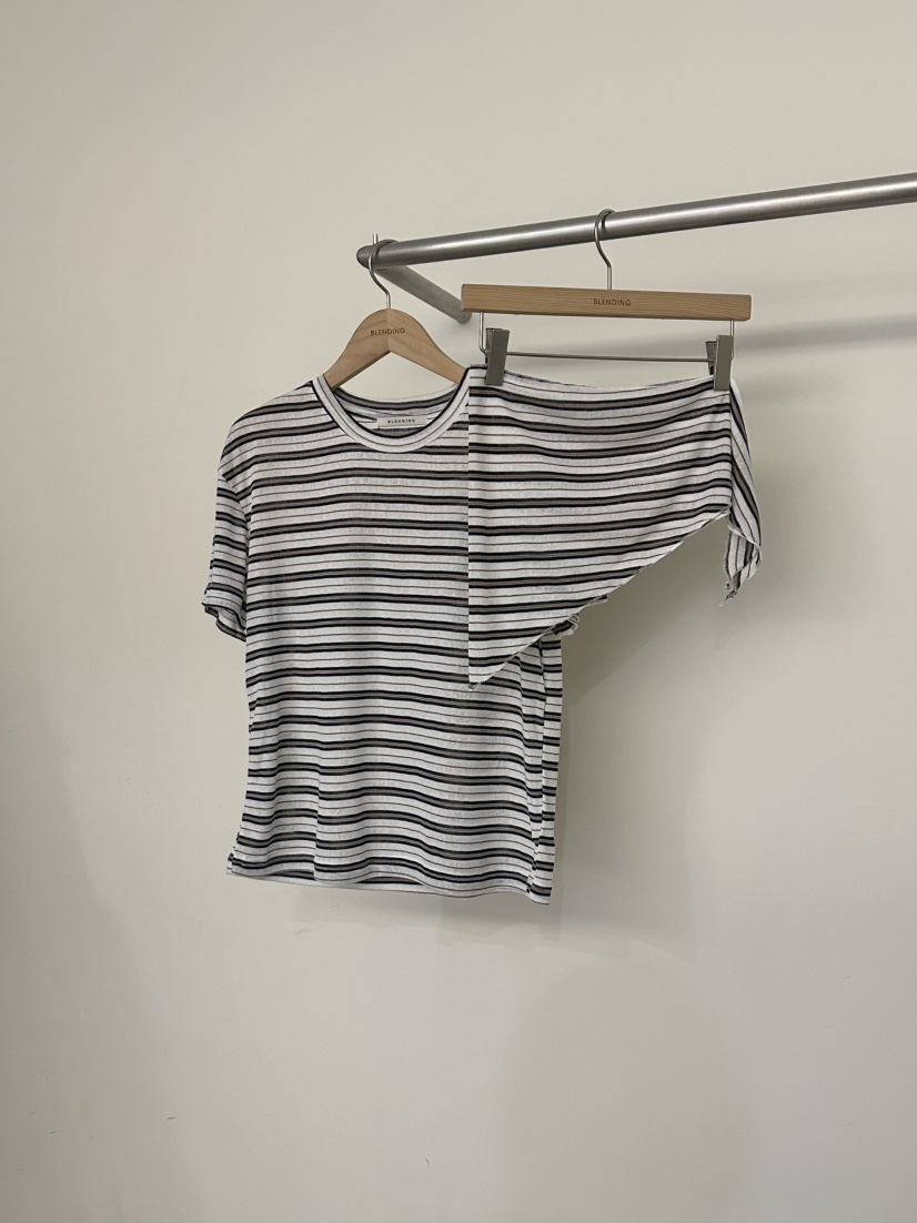 BLENDING-p韓國代購女裝新品26春夏人氣熱賣推薦套裝圍巾BLENDING-p套裝圖色2