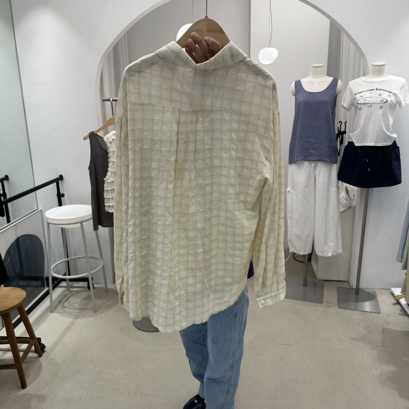 GOLDEN MARKET韓國東大門直郵女裝新款推薦襯衫蕾絲衫格子GOLDEN MARKET襯衫/蕾絲衫