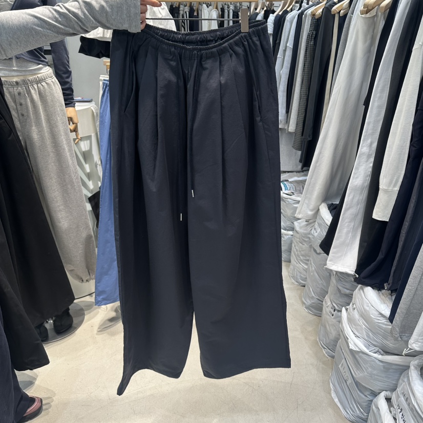 W.FATAL韓國東大門直郵女裝新款推薦熱賣26春夏人氣休閑褲W.FATAL休閑褲圖色2墨色