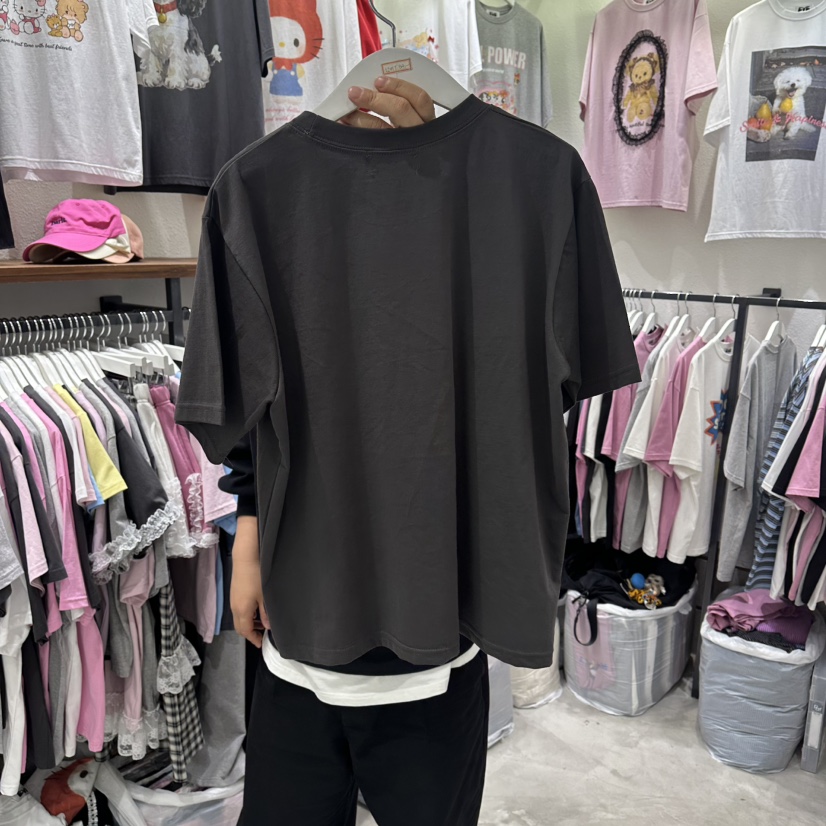 EVE韓國直郵實拍女士新款職業26春夏人氣推薦熱賣休閑T恤EVET恤