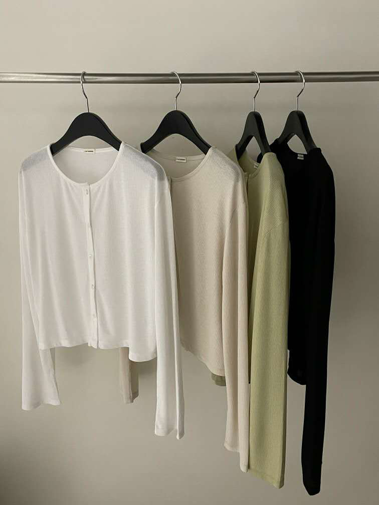 FLAT GARDEN/LA MUETTE/JAMIESTONE韓國直郵實拍女士新品人氣套裝開衫羅紋FLAT GARDEN/LA MUETTE/JAMIESTONE套裝