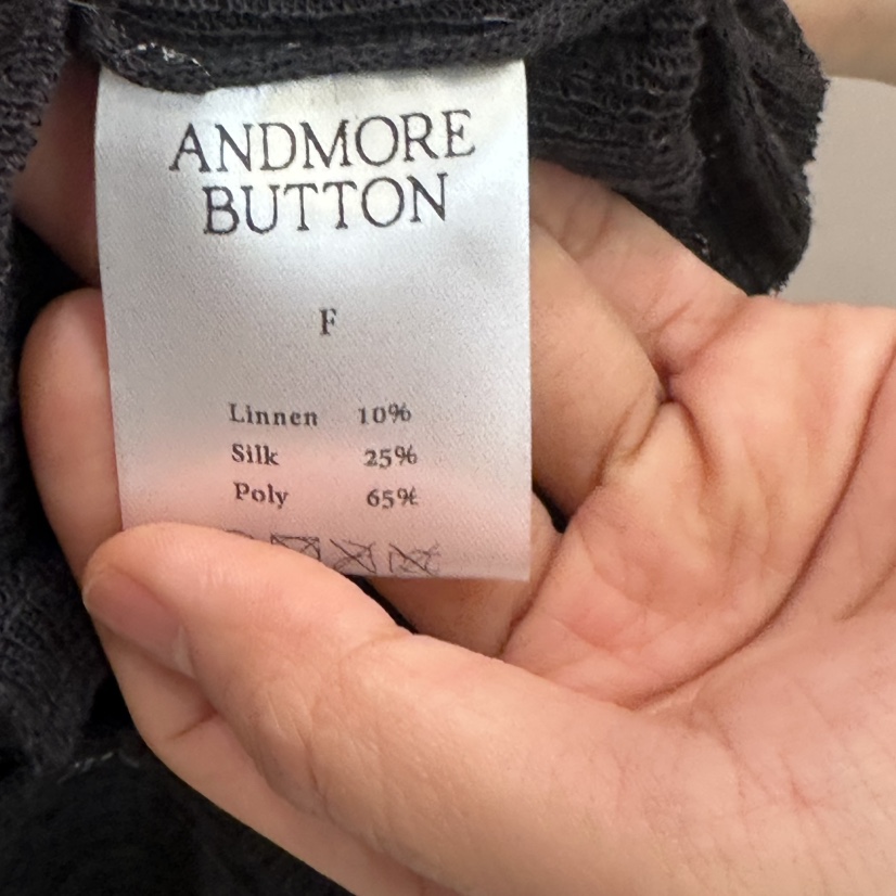 ANDMORE BUTTON韓國直郵實拍女裝新款人氣針織衫開衫紐扣ANDMORE BUTTON針織衫