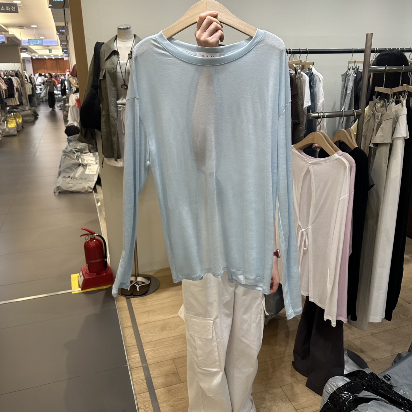 WINSOME韓國直郵實拍女士新款人氣26春夏時尚熱賣長袖T恤WINSOME長袖T恤圖色3