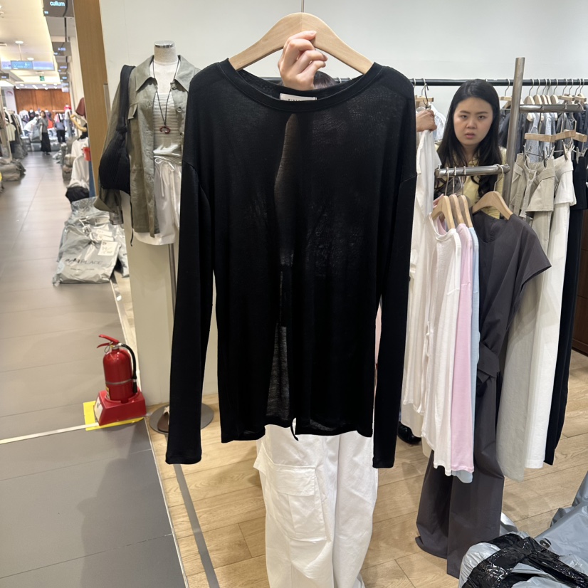 WINSOME韓國直郵實拍女士新款人氣26春夏時尚熱賣長袖T恤WINSOME長袖T恤圖色4