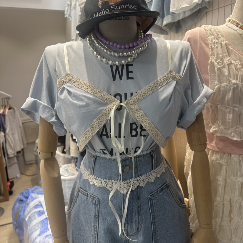 MARI CO韓國直郵女士新品26春夏時尚職業推薦熱賣人氣T恤MARI COT恤圖色2