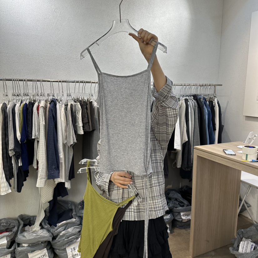 PLOVER韓國東大門代購女士新款26春夏熱賣人氣職業吊帶背心PLO_VER吊帶/背心圖色2