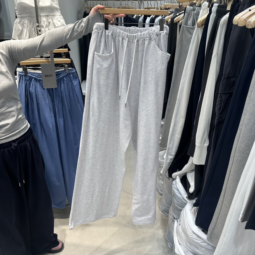 W.FATAL韓國代購女裝新品推薦熱賣職業26春夏時尚休閑褲W.FATAL休閑褲圖色2灰白色