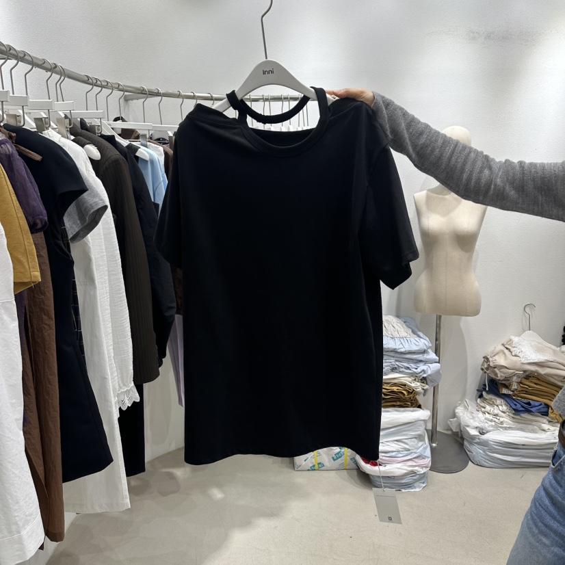 INNI韓國東大門代購女士新款推薦熱賣人氣26春夏時尚休閑T恤inniT恤圖色2