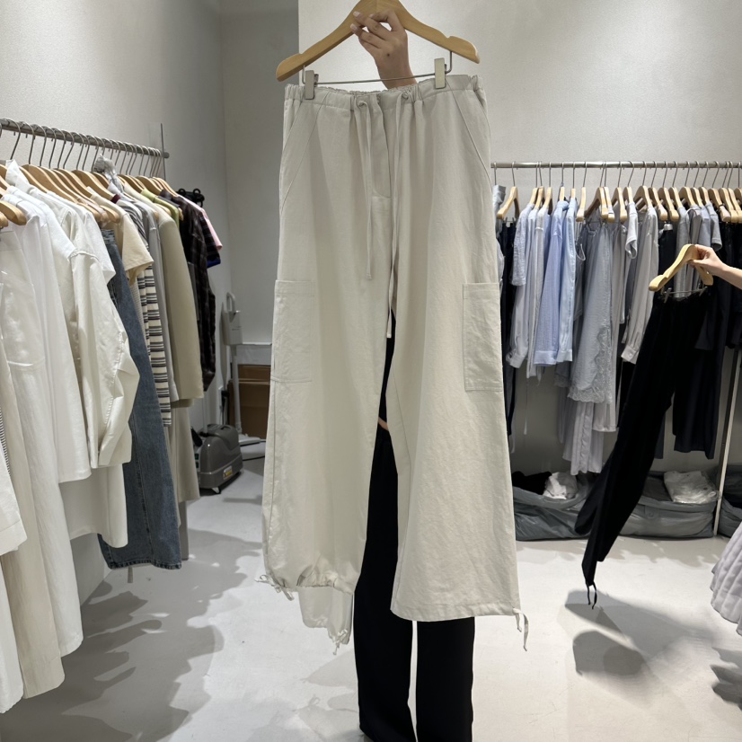 OVU韓國直郵實拍女裝新品26春夏推薦休閑職業時尚休閑褲口袋OVU休閑褲圖色2