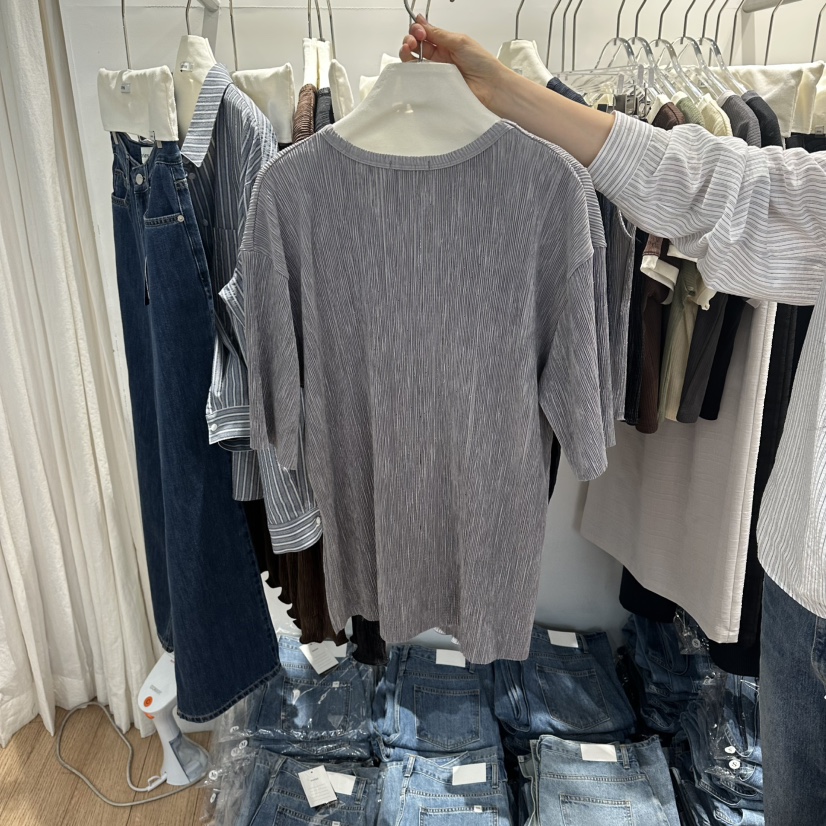STORIES韓國東大門代購女裝新品熱賣休閑職業人氣時尚T恤STORIEST恤