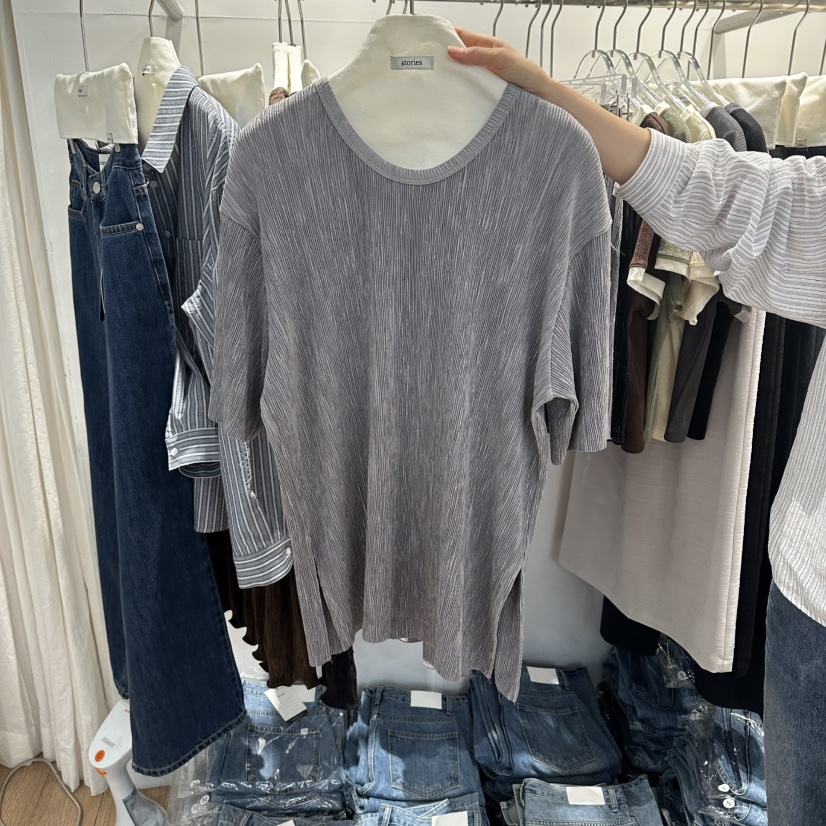 STORIES韓國東大門代購女裝新品熱賣休閑職業人氣時尚T恤STORIEST恤圖色2