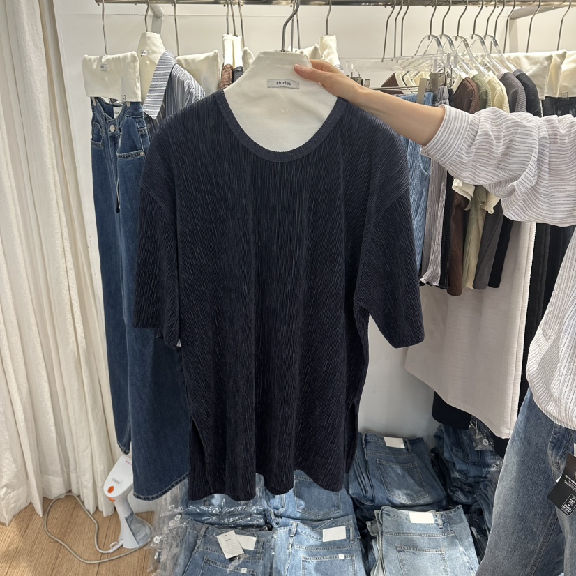 STORIES韓國東大門代購女裝新品熱賣休閑職業人氣時尚T恤STORIEST恤圖色3