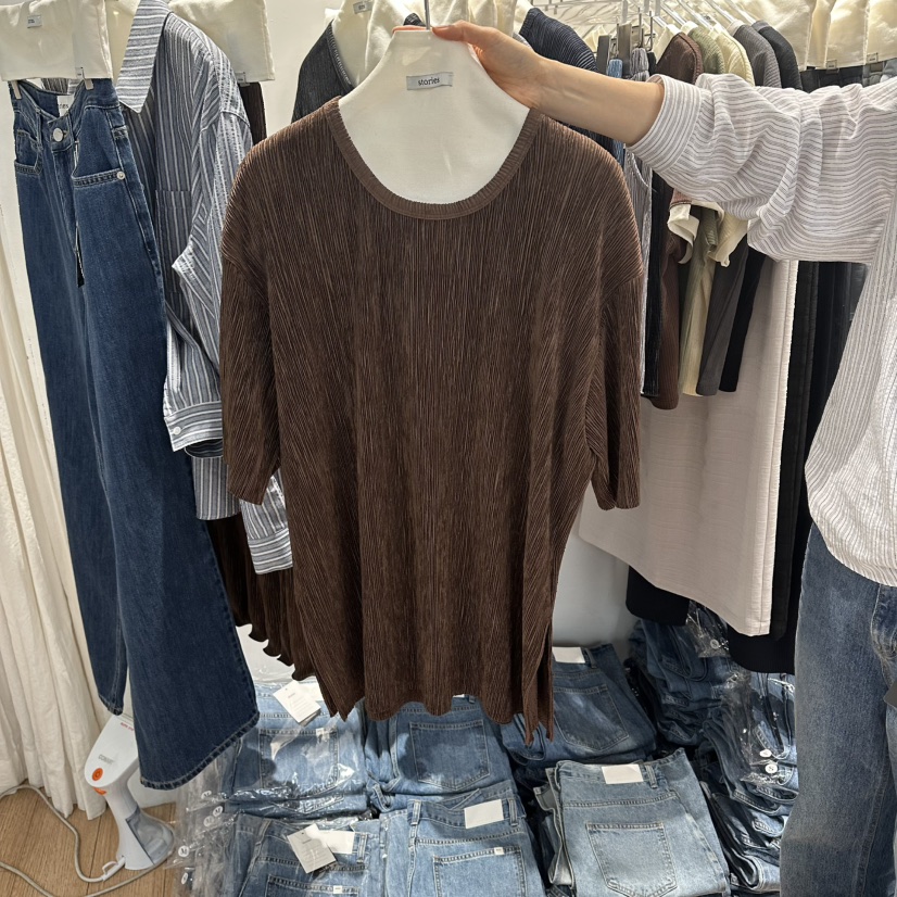 STORIES韓國東大門代購女裝新品熱賣休閑職業人氣時尚T恤STORIEST恤圖色5