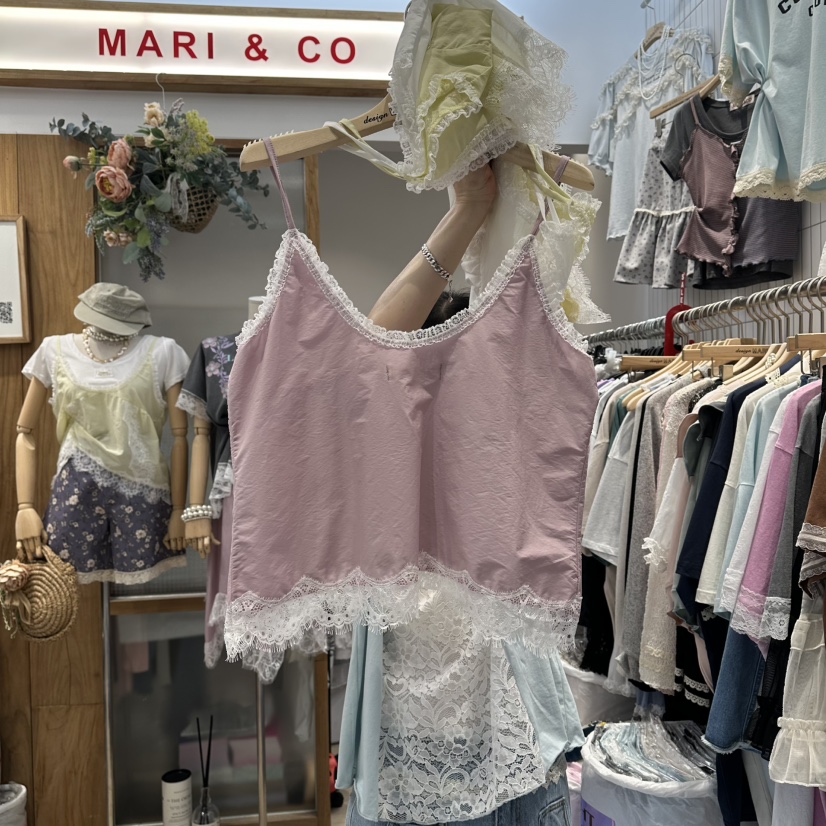 MARI CO韓國東大門代購女裝新品時尚熱賣吊帶背心不含內搭MARI CO吊帶/背心