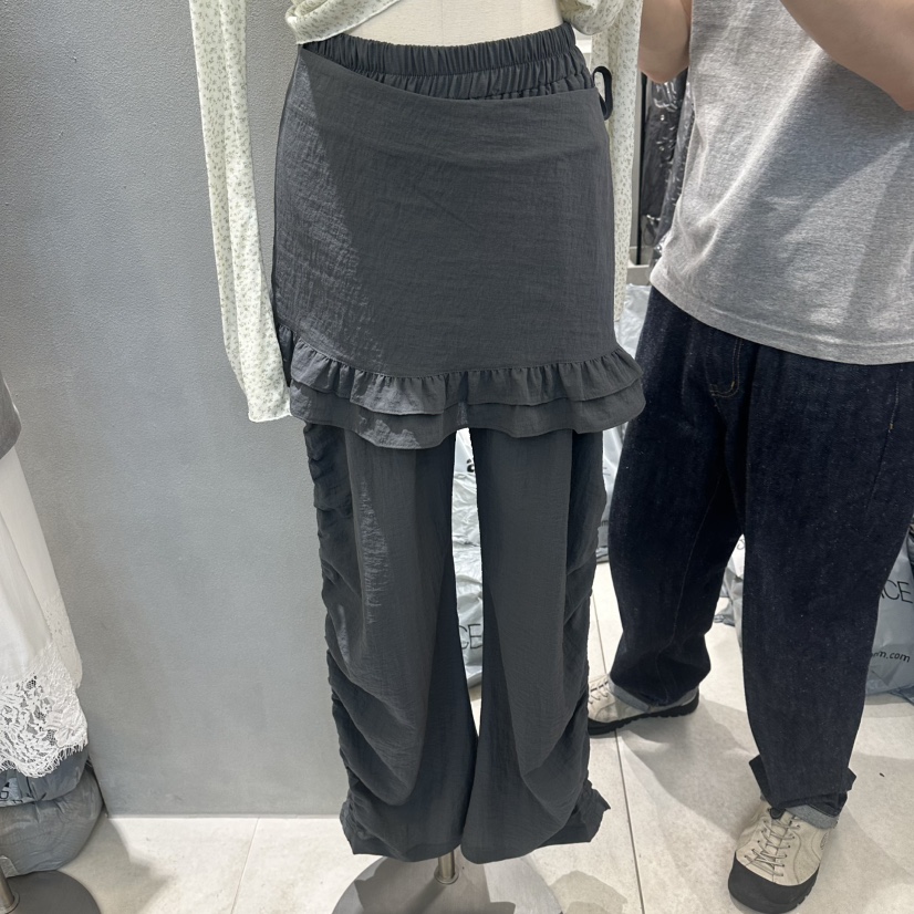 ANDE韓國代購女士新品休閑職業時尚熱賣26春夏人氣推薦裙褲Ande裙褲圖色2