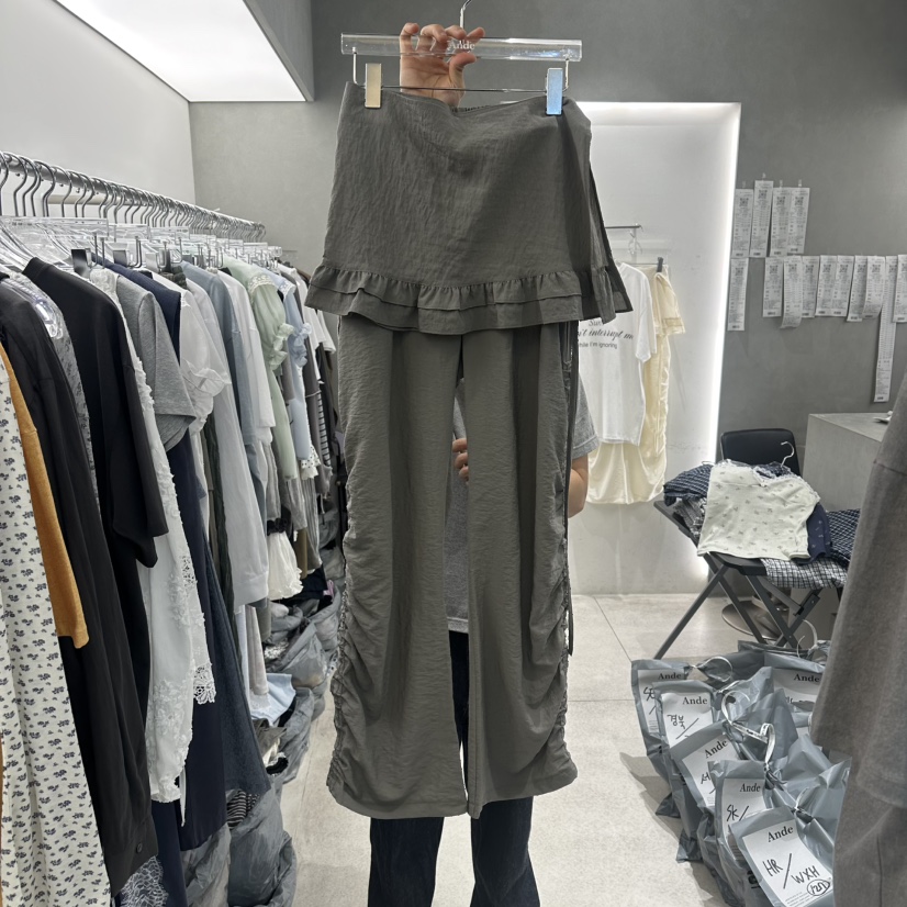 ANDE韓國代購女士新品休閑職業時尚熱賣26春夏人氣推薦裙褲Ande裙褲圖色3