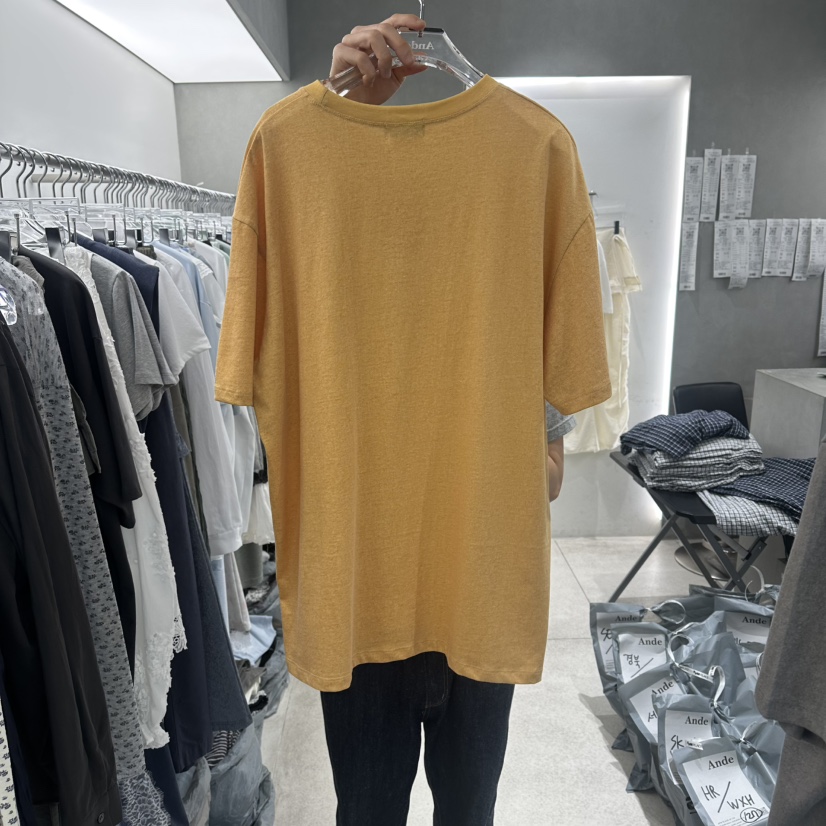 ANDE韓國直郵女裝新品推薦時尚26春夏熱賣職業人氣休閑T恤AndeT恤