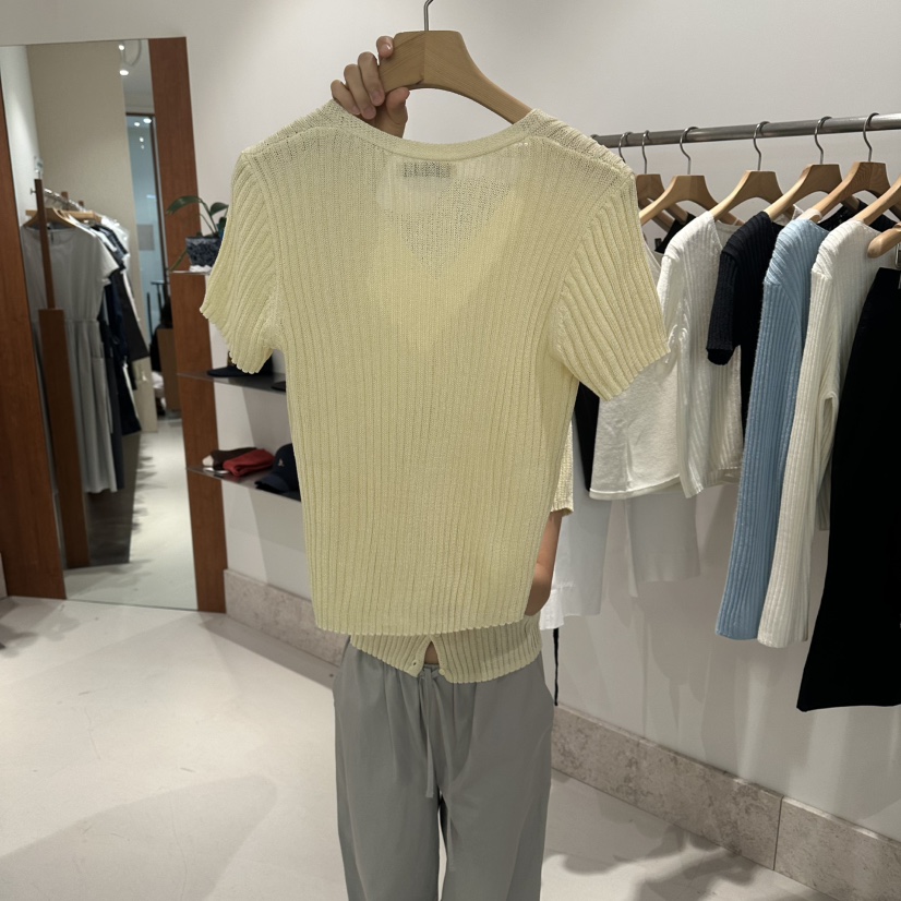 ANDMORE BUTTON韓國直郵女裝新品熱賣休閑職業時尚針織衫ANDMORE BUTTON針織衫