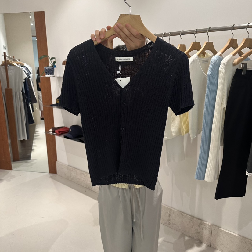 ANDMORE BUTTON韓國直郵女裝新品熱賣休閑職業時尚針織衫ANDMORE BUTTON針織衫圖色3