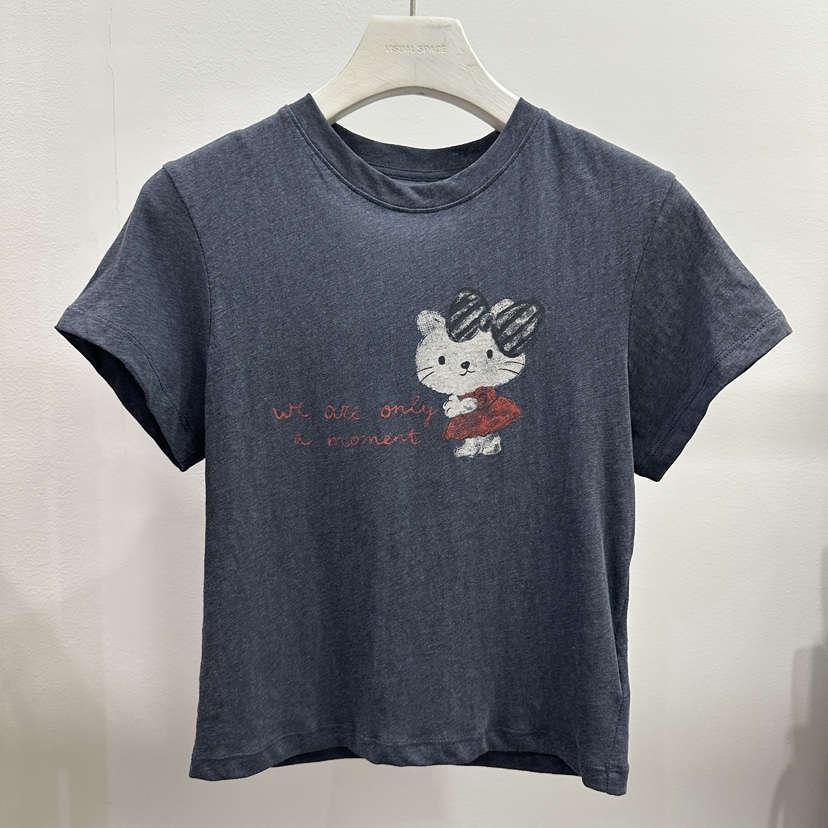 VISUAL SPACE/PAGE92/FLEISCHER韓國東大門直郵女士新款推薦T恤VISUAL SPACE/PAGE92/FLEISCHERT恤圖色2