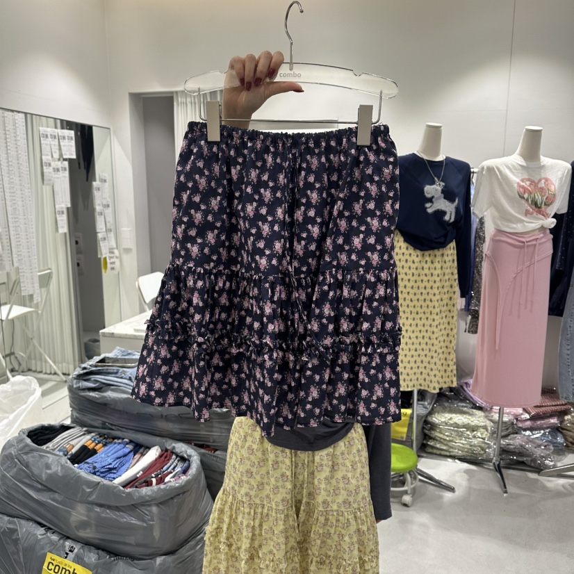 COMBO韓國直郵實拍女士新款推薦時尚休閑人氣熱賣職業短裙COM_BO短裙圖色3