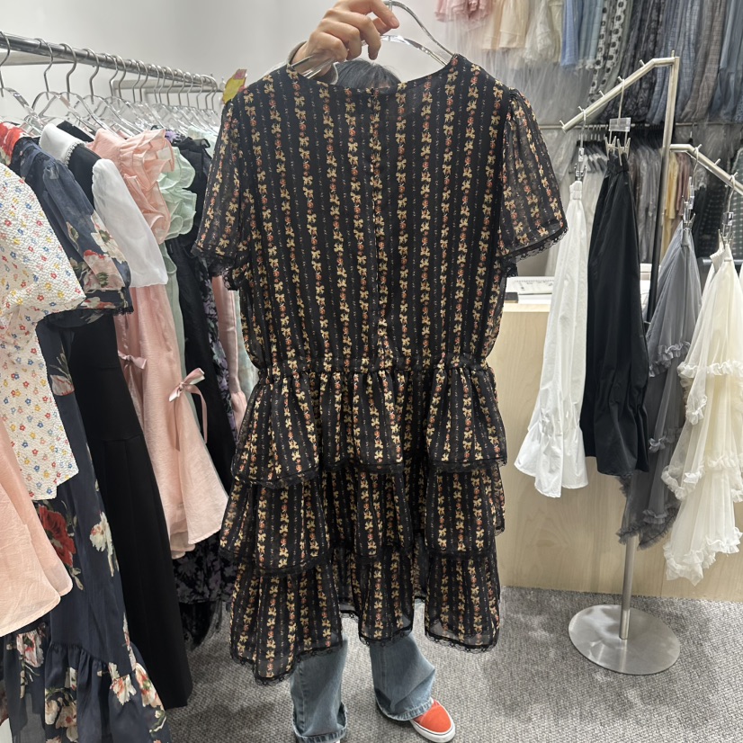 NAPKIN韓國直郵實拍女裝新款人氣時尚26春夏休閑熱賣連衣裙NAPKIN連衣裙