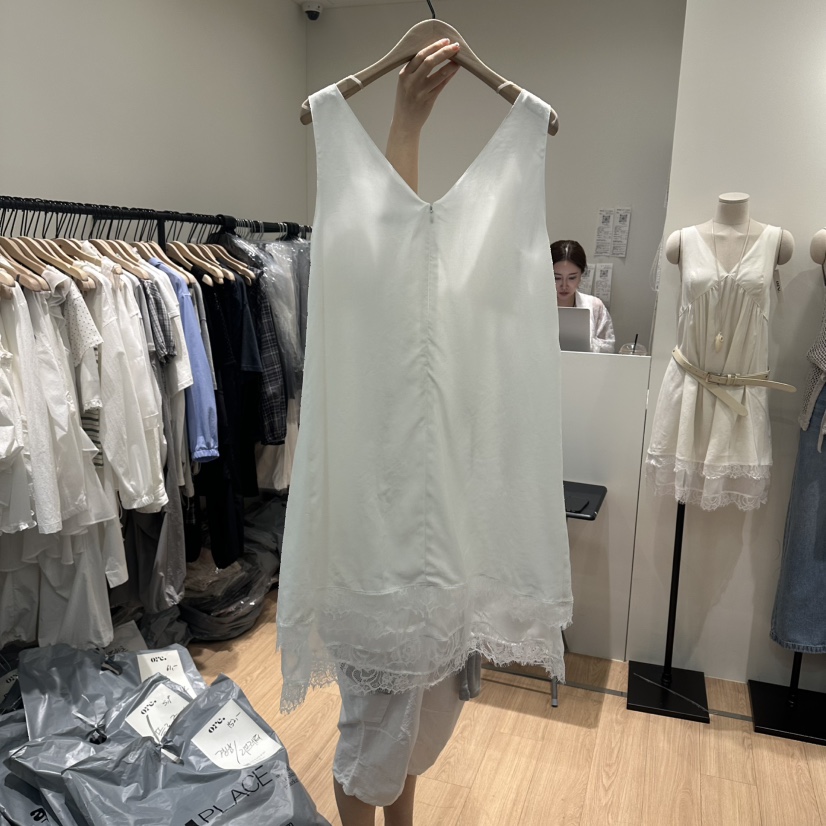 ORE-P韓國直郵女裝新品休閑職業推薦人氣連衣裙不含腰帶ORE連衣裙