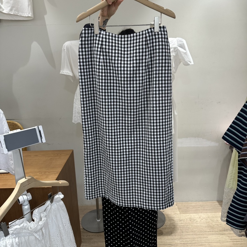 ASSEMBLY韓國直郵女士新款26春夏職業推薦人氣半身裙中短裙ASSEMBLY半身裙/中短裙圖色2