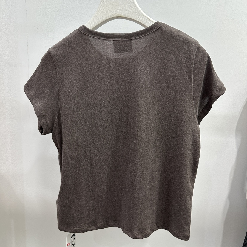 VISUAL SPACE/PAGE92/FLEISCHER韓國直郵女士新品推薦T恤豹紋絲帶VISUAL SPACE/PAGE92/FLEISCHERT恤