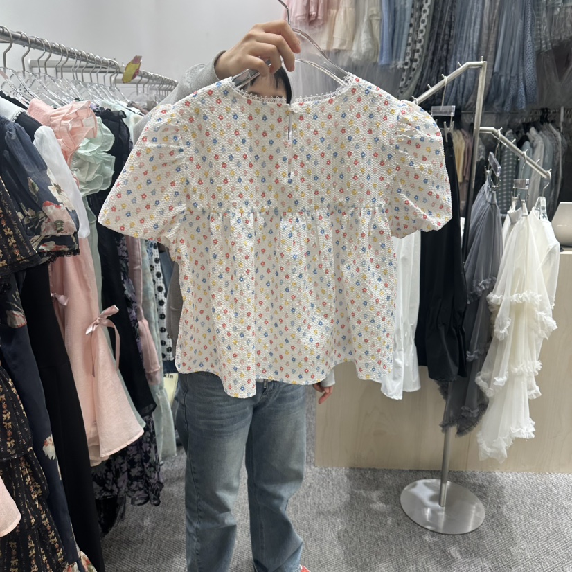 NAPKIN韓國東大門代購女裝新品休閑推薦熱賣職業襯衫蕾絲衫NAPKIN襯衫/蕾絲衫