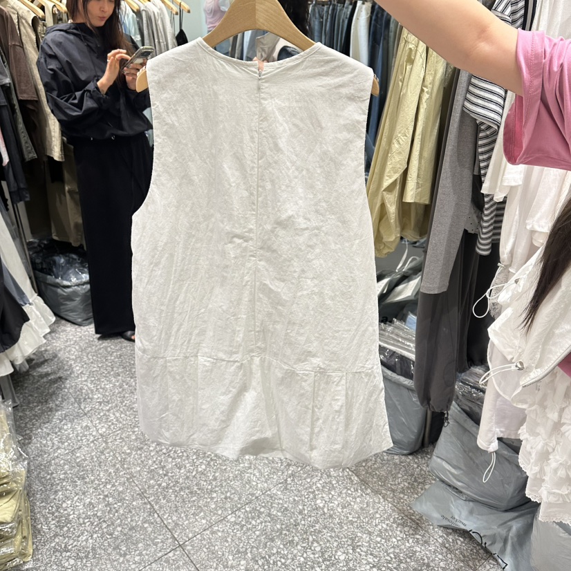 SOF韓國直郵女裝新款人氣休閑職業時尚推薦連衣裙口袋拉鏈SOF連衣裙