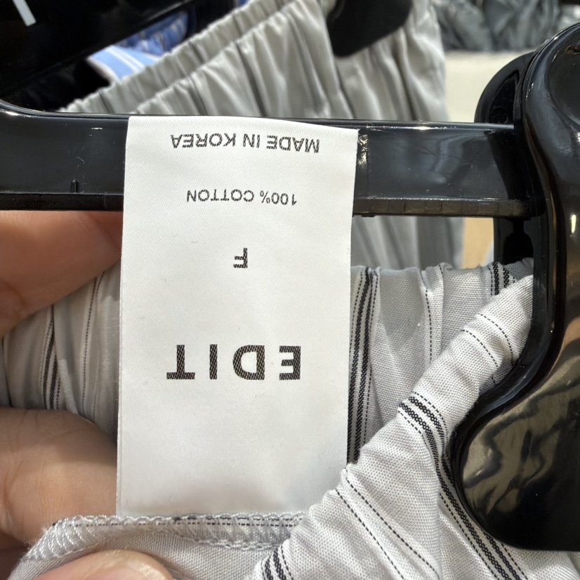 EDIT韓國直郵女士新品26春夏職業休閑推薦熱賣襯衫蕾絲衫EDIT襯衫/蕾絲衫